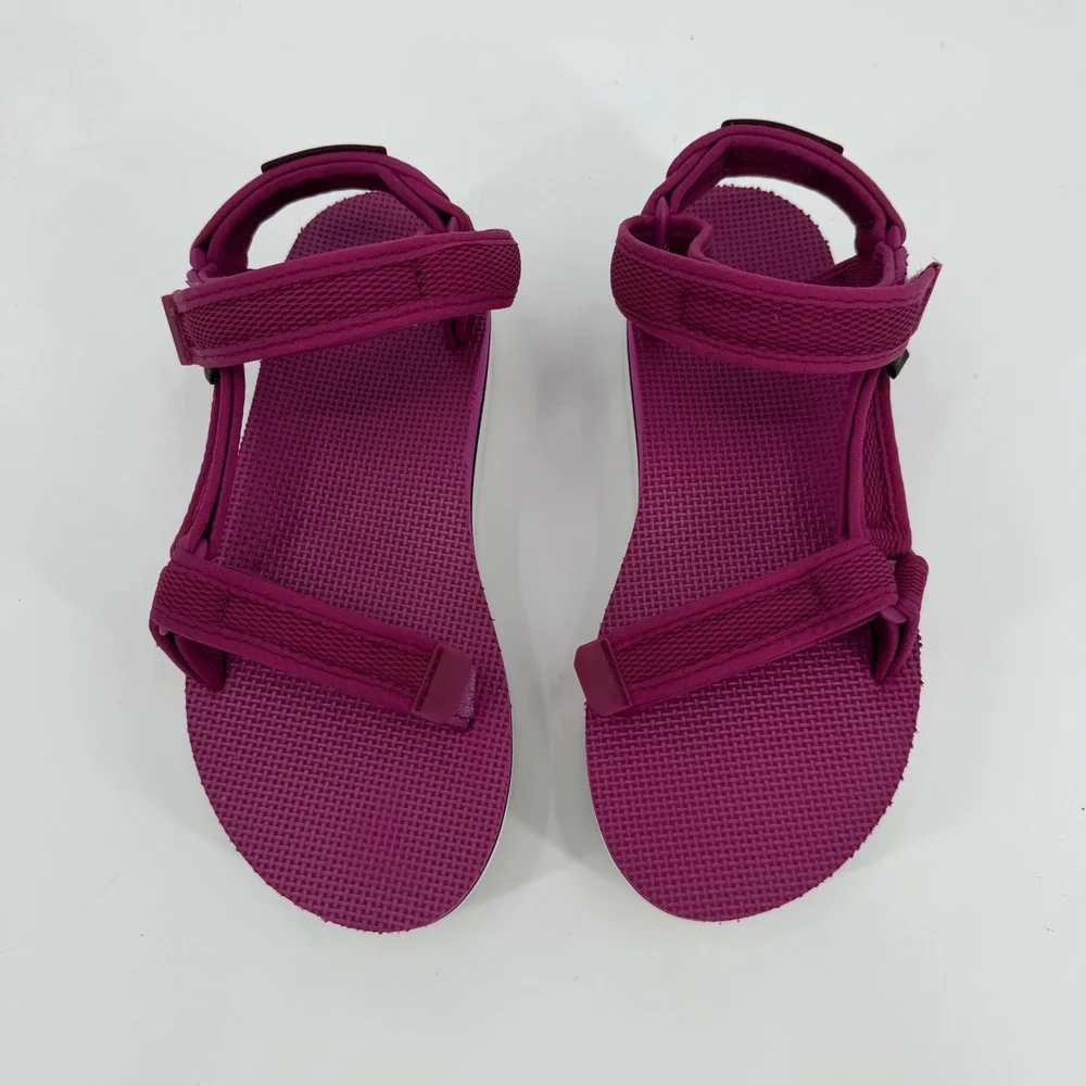 Teva Midform Universal Sangria Purple Platform Sandals Womens 8 1102451
